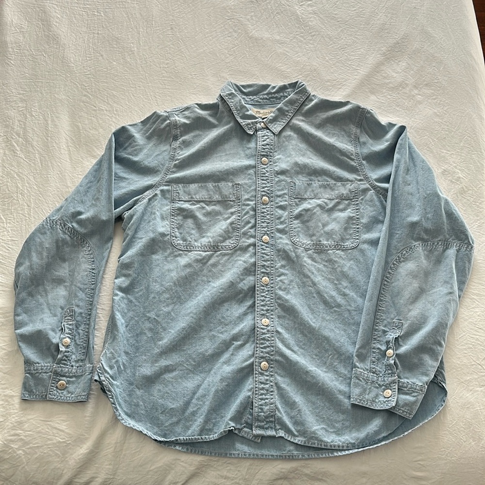 Madewell Women’s Chambray Button-Up Sailor Shirt